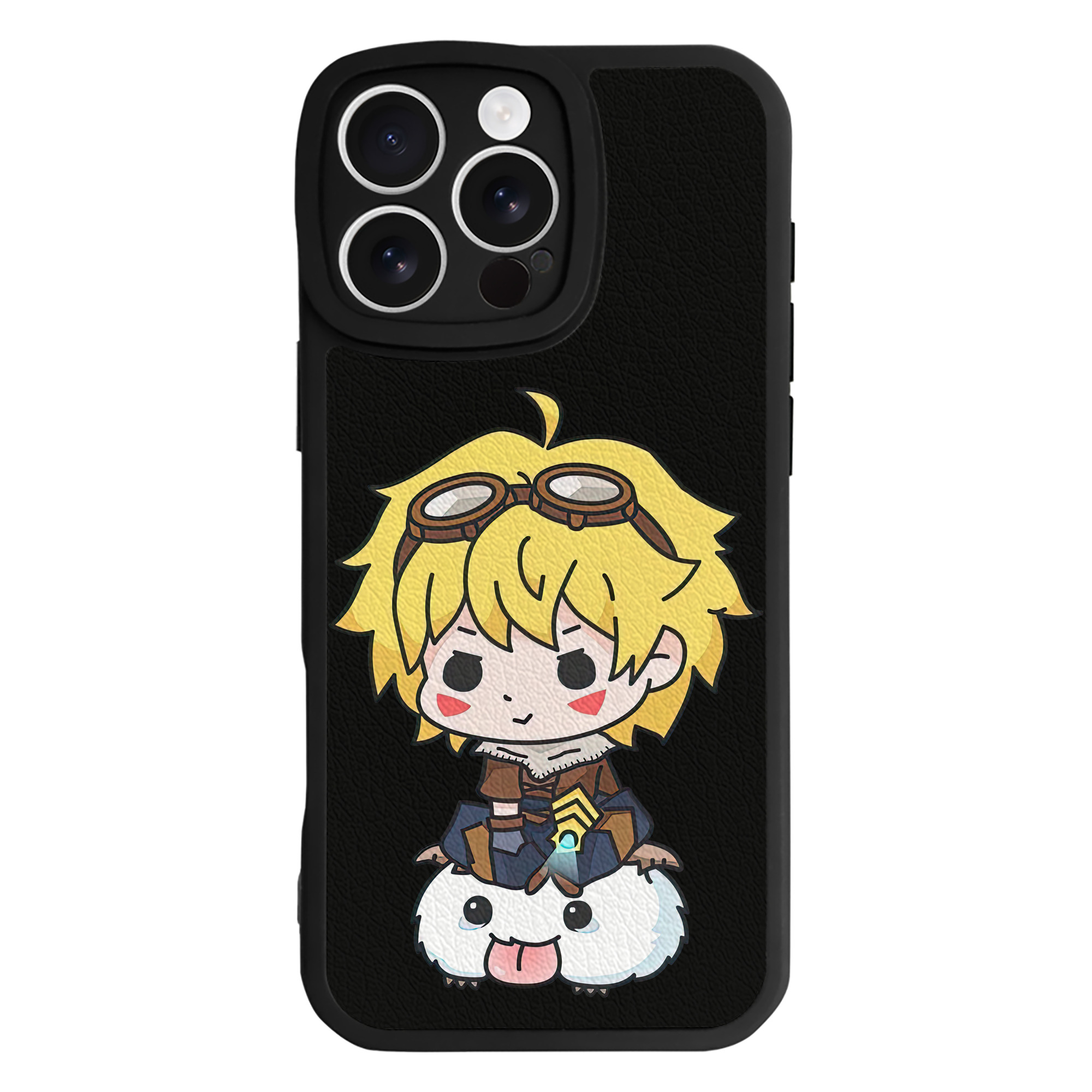 リーグ・オブ・レジェンド League of Legends LOL 【iPhone 16シリーズ対応】シリコンスマホケース（レザー調） 材質：シリコン